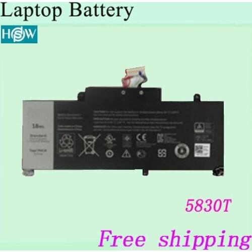 Hot sale 3.7V 18WH 5830T 74XCR 074XCR Original Laptop Battery For DELL Venue 8 Pro (5830) Tablet