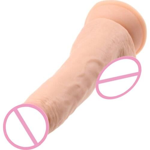 Silicone Realistic Dildo for WomenThrusting Dildo for Women Realistic Penis Vibrators Lesbian Toy Sex Machine Silicone Big Dick