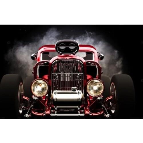 JMINE Div 5D vintage old Red truck Full Diamond Painting cross stitch kits art High Quality Scenic 3D paint by diamonds