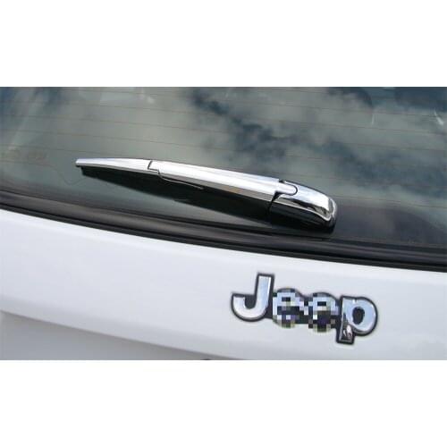 ABS Rear Window Windshield Wiper Arm & Blade Decoration Kit for Jeep Compass 2017+ Car Accessories Colorful Decal Stickers