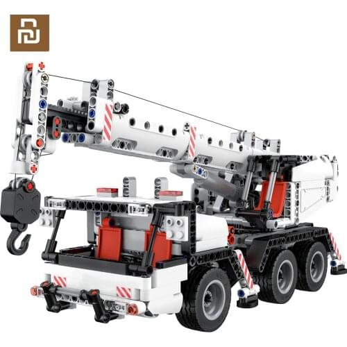 Xiaomi ONEBOT Building Blocks Miniature Engineering Crane Robot Educational DIY Toys Car Truck 360 Rotating Control Steering