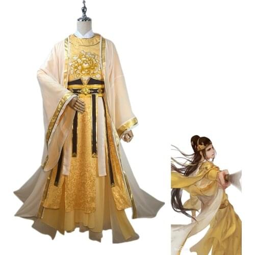 Jin Guangyao Adult Cosplay Grandmaster of Demonic Cultivation Costume Anime Mo Dao Zu Shi Full Set Lian Fangzun Costume