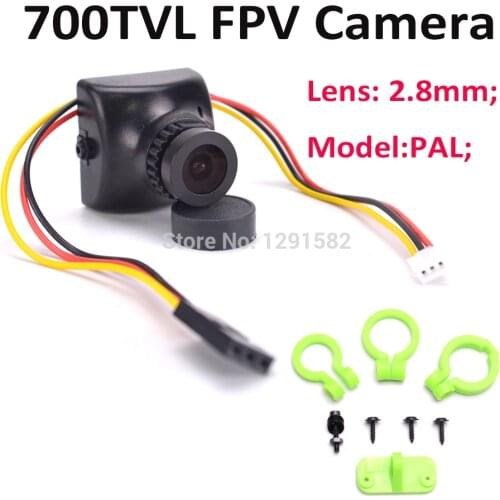 Mini 700TVL FPV Camera w/ 2.8mm lens COMS PAL for FPV Racing RC Quad Drone QAV-R 180 220 250 QAV-X 214mm