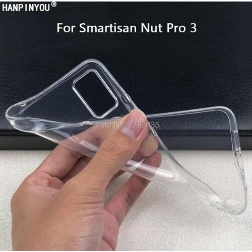 For Smartisan Nut Pro 3 Pro3 6.39" Slim Crystal Clear Transparent Soft TPU Back Case Protection Skin Camera Protect Cover