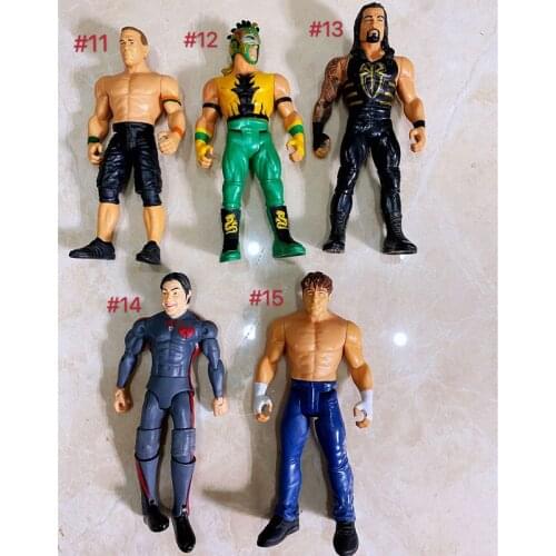 NEW 5 Types 16-18cm Cena Roman Big Dog Characters Occupation Wrestling Gladiators Wrestler Movable Joint Figure Toy