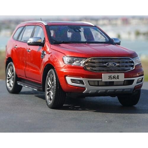 Original factory Jiangling 1:18 JMC Ford Everest 2019 version diecast SUV car model for birthday/Christmas gift