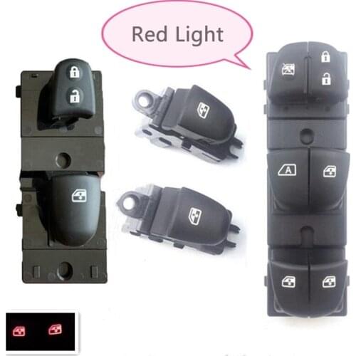 Red Light Window Master Switch for Nissan Qashqai Altima Sylphy Tiida X-Trail 25401-1KA0A 25411-1KL5A 25401-1KA0B