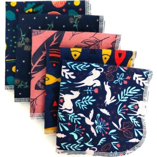 Paperless Towels 9.8x9.8 Inch Cotton Cloth Wipes Reusable Cleaning Paper Towel Replacemet Kitchen Unpaper Towel