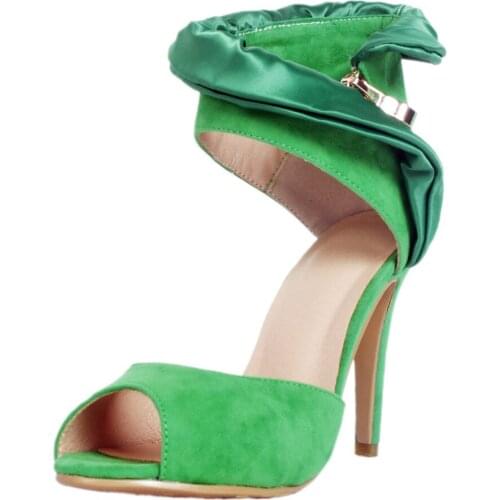 Womens sandals high heels peep toe shoes british style zipper Stiletto party wedding ladies shoes mothers day gift