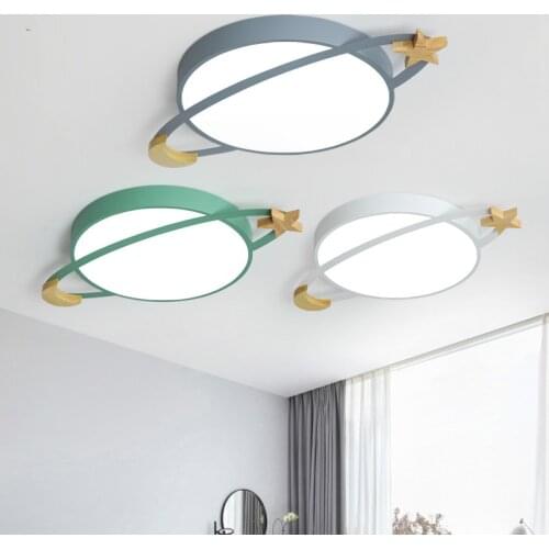 Nordic ceiling lamp modern atmosphere home creative personality living room bedroom stars moon childrens room lamps LB121611