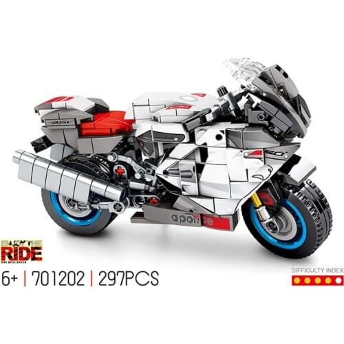 Modern motorcycle Technical building block vehicle Aprilia GPR150 APR150-V motor model steam bricks toys collection for gift