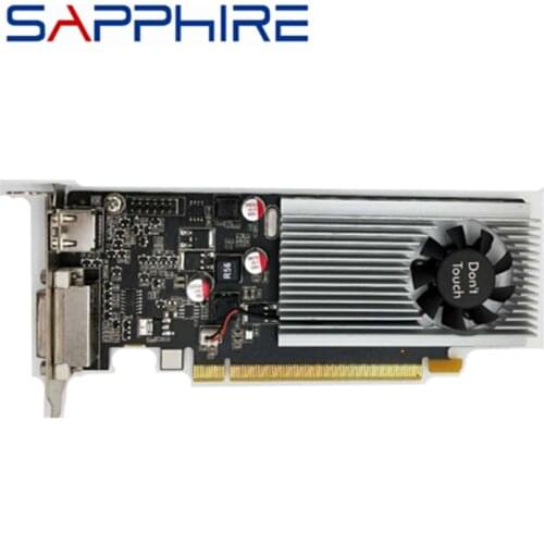SAPPHIRE GT 705 1GB Screen Video Cards GPU For nVIDIA Geforce GT705 1GB Graphics Cards Computer Map HDMI PCI-E ITX ATX MATX HTPC
