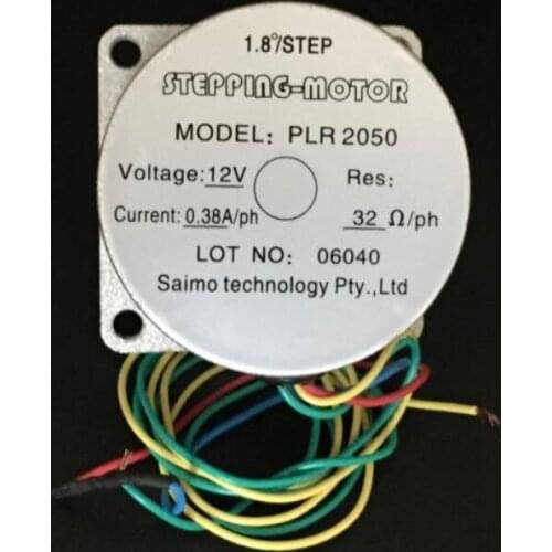 1.8/STEP STEPPING-MOTOR MODEL:PLR2050 Voltage:12V 0.38A/PH saimo technology Pty.,Ltd