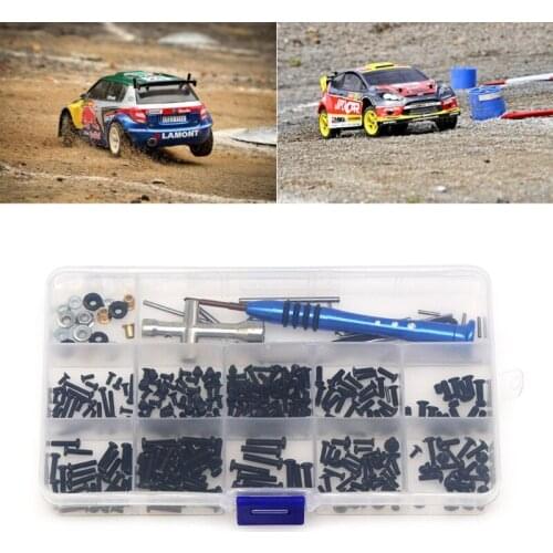 1 Box Screws + Installation Tool + Swing Arm Pin + Flange Sleeve Kit for Wltoys 1/14 144001 Remote Control Car RC Car Model