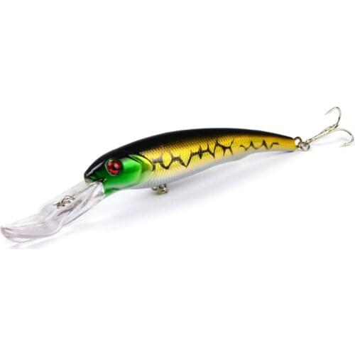 1Pcs 16cm /29g Large Wobbler Minnow Fishing Lure Crankbait Peche Bass Trolling Artificial Plastic Bait Pike Carp lures 8 Colors