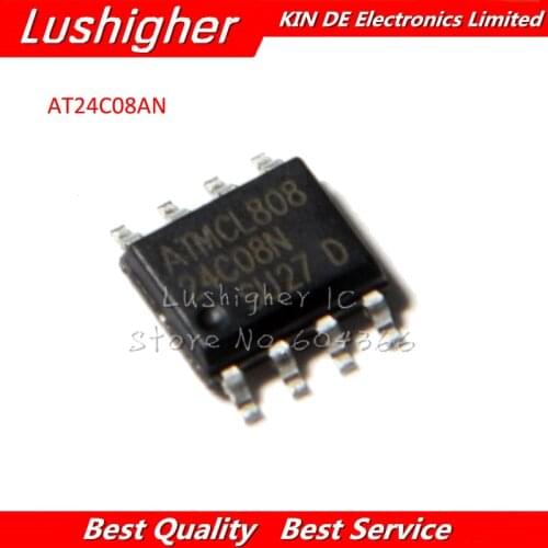 10PCS AT24C08 SOP8 AT24C08BN SOP 24C08 SMD New Original IC