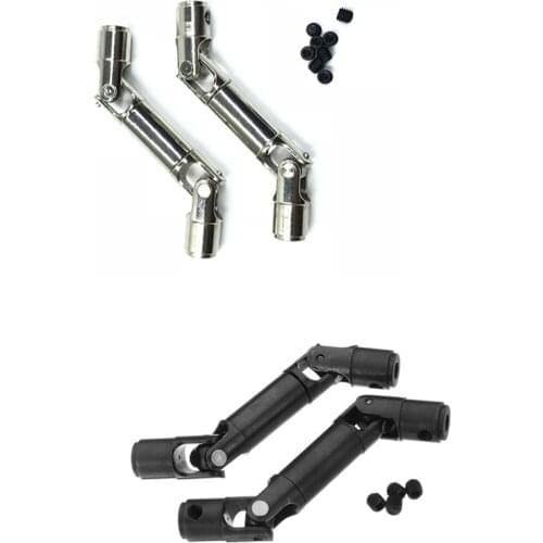 2PCS Upgrade Metal Driving Shaft for WPL HengLong 1/16 RC Car Parts Crawlers Truck