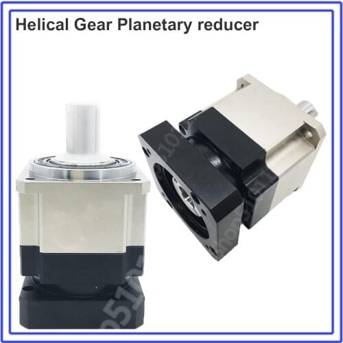 25:1 Planetary Gearbox for NEMA34 90mm 750W 1KW AC Servo Motor Robot Helical Gear Planetary Ratio 25 Reducer Gearbox 19mm