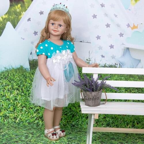 30 inch Baby doll toys reborn toddler girl lifelike children playmate clothing shop model dolls full hard vinyl bonecas