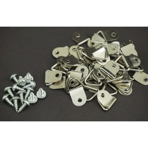 50 PCS/Lot Free Shipping Heavy Duty Large Picture oil Painting Frame SawTooth Hooks Hangers