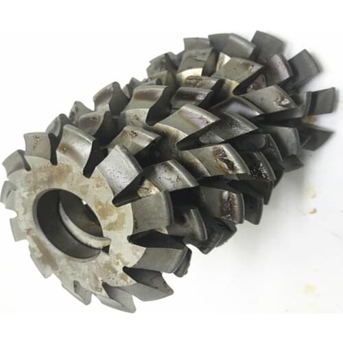 DP12 DP14 DP16 DP18 DP20 DP22 DP24 modulus PA14.5 degrees 1-8# 8pcs/let HSS Gear cutter Gear Milling cutter Free shipping