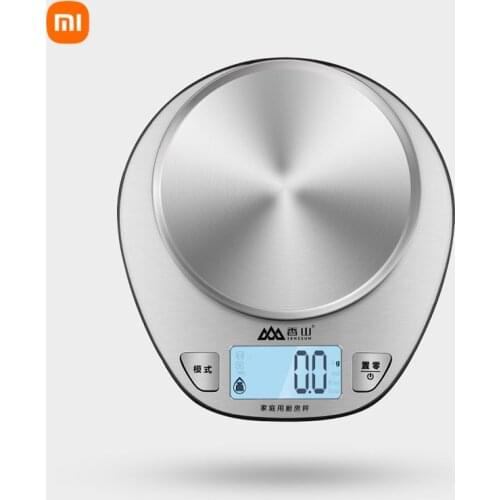 New Xiaomi Mijia Xiangshan Electronic Kitchen Scale EK518 Silver Accurate Weighing Stainless Steel Scale High Precision Sensing