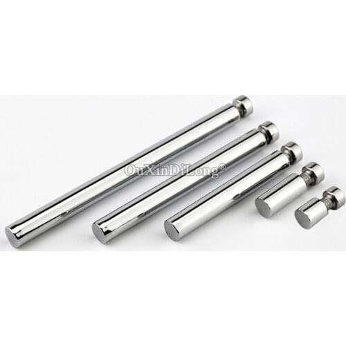 Brand New 200PCS Solid Advertising Nails Screws Bolts Acrylic Display Billboard Glass Standoffs Pins Home Decorative Hardware