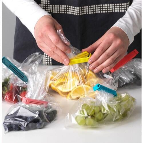 Cook with Colors 30 Pc Bag Clips , Food Clips, Chip Clips, Bag Clips for Food Storage with Air Tight Seal Grip, Snacks