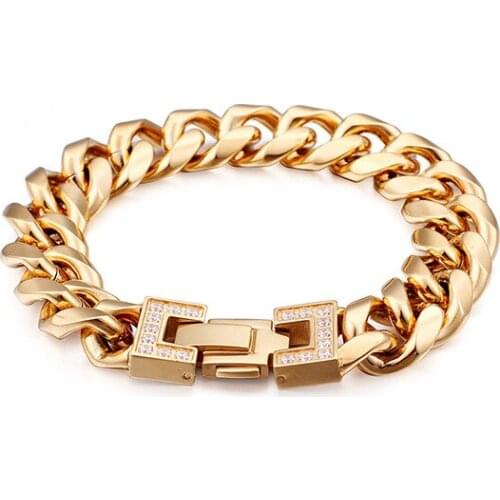 Korean version of the new stainless steel bracelet fashion women bracelet with cubic zirconia