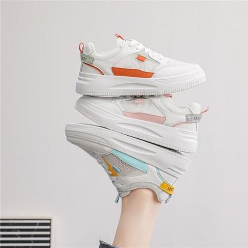Tenis Feminino 2021 Sneakers for Women Autumn Woman Breathable White Casual Shoes Lace Up Tennis Female Sport Ladies Mujer Cheap