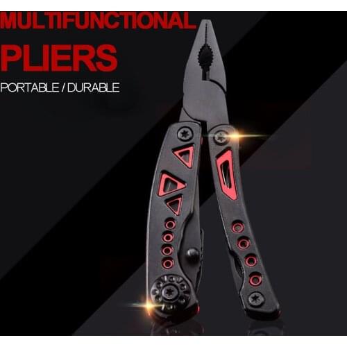 Multi Tool Folding Knife Multi-functional Plier EDC Gear outdoor Camping Survival Knife Fishing Plier Tools Thickened anti-skid