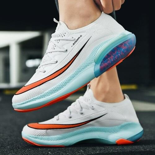 China National Tide Series Marathon Post-Particle Breathable Mesh Cushion Jogging Shoes Men Sneakers Tenis Masculino Zapatillas