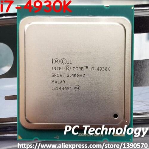 Original Intel Core i7-4930K processor i7 4930K Desktop CPU 6-cores 3.40GHZ 12MB 32nm LGA2011 free shipping