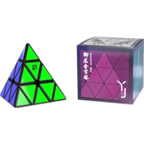 QiYi MoYu YuXin YJ Pyramid Magic Cube Threelayer Professional Competition Triangle Toy Speed Puzzle Educational Gift Cubo Magico