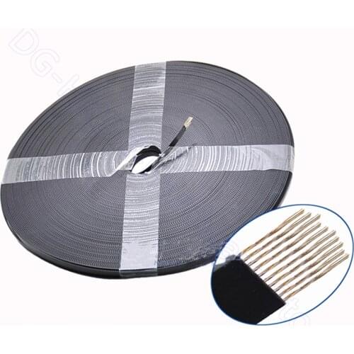 GT2/5M Open Timing Belt PU Polyurethane Steel Wire Synchronous Wheel Transmission Belts Width 6mm/15mm for 3D Printer Parts