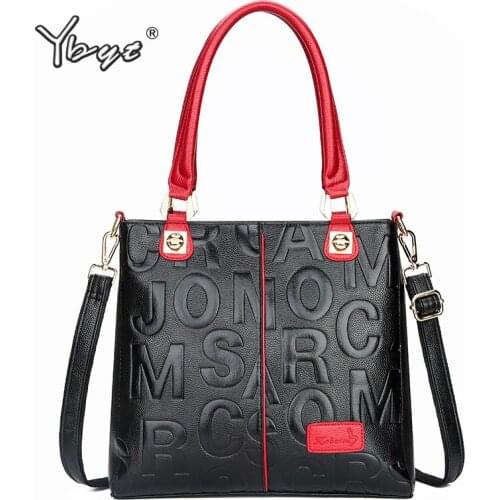 Letter Printing Women Tote Bag Large Capacity Luxury Handbags Women Bags Designer High Quality PU Leather Shoulder Crossbody Bag