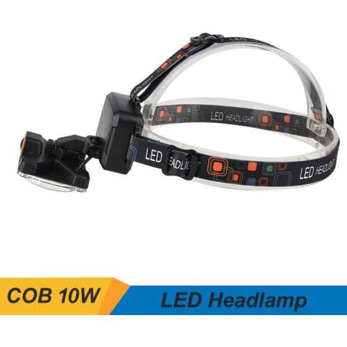 Most Powerful COB Led Headlamp 1000LM Head lamp USB Rechargeable Headlight Waterproof Zooma Fishing Light Use 18650 Battery 1pcs