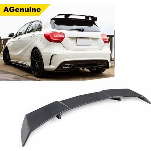 RZ style back boot lip spoiler wing auto rear spoiler wing trunk spoiler for Mercedes-Benz A class W176