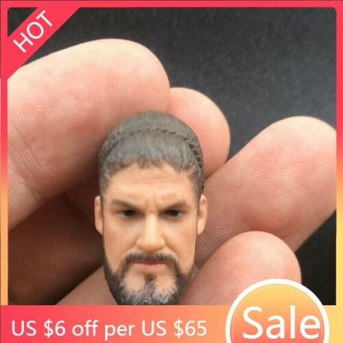 TBLeague1/12 Scale Clam Vikings Head Sculpt Ancient Military Action Figure Accessory Toy Collection