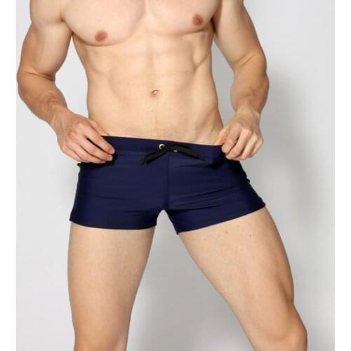 2021 Summer Swimwear Mens Swimsuit Swimming Trunks Boxer Short Breathable Men Briefs Beach Shorts Sports Suits Surf Board Short