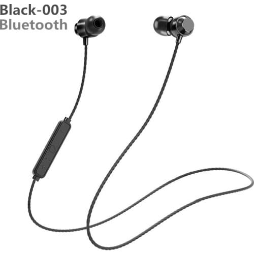 Waterproof Bluetooth Wireless Neckband headphones Stereo Sports Magnetic Headphones Sports Running IPX5 Headset V 4.2