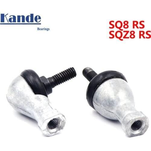 High quality 4 pcs Straight rod SQ8RS or curved rod L type SQZ8RS SQ8-RS 8 mm single ball head end joint bearing SQ8 SQZ8