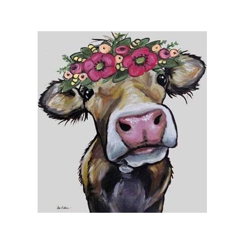 Desperate Enterprises Hazel The Cow Tin Sign, 12.5" W X 16" H Vintage Room Decor Wall Stickers Home Decor Decorations for Room