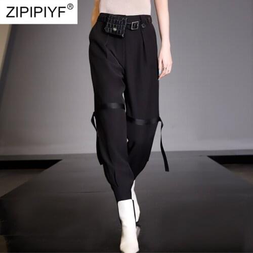 ZIPIPIYF Women's Straight Trousers