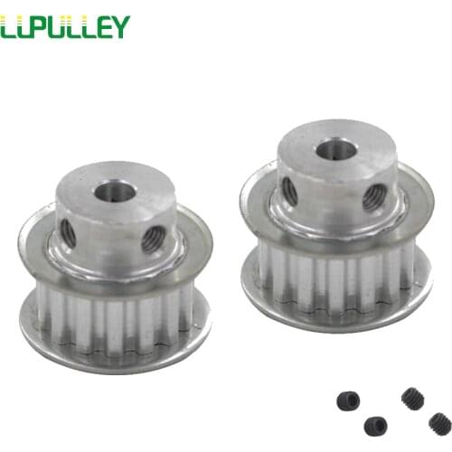 LUPULLEY 2pcs XL 15T Teeth Timing Pulley Bore 4/5/6/6.35/7/8/10/12mm Stepper Motor Pulley Belt Width 10mm Gear Pulley Wheel