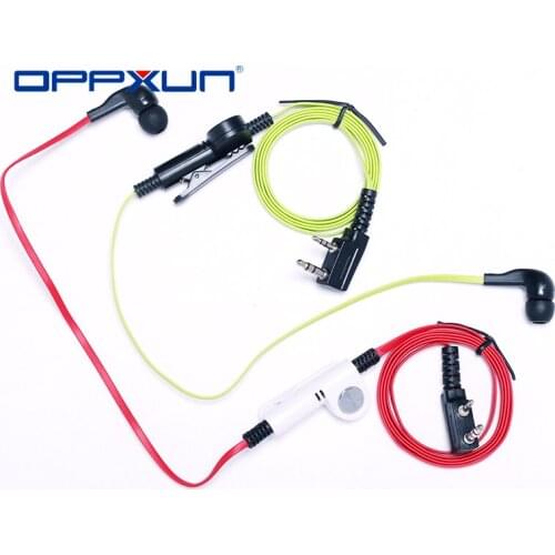 2021 Hot 2 Pin Noodle Style Earbud Headphone K Plug Earpiece Headset For Baofeng Uv-5R Bf-888S Uv5R Two Way Radio Dropshipping