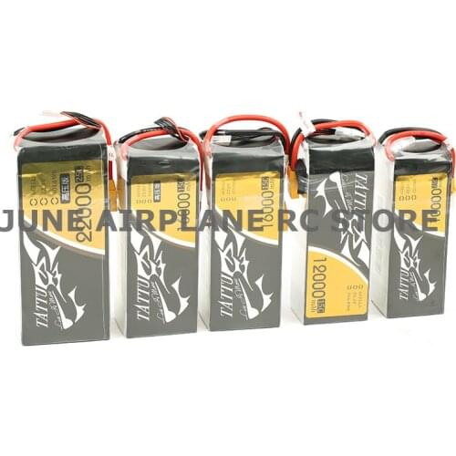 Tattu 22.2V 25C 6S 10000mAh 12000mAh 15C16000mAh Lipo Battery Pack with AS150 Plug for UAV Drone