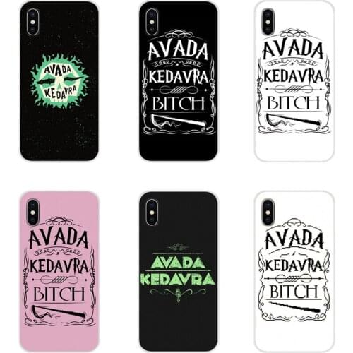 Avada Kedavra Bitch Accessories Phone Cases Covers For Samsung Galaxy A3 A5 A7 A9 A8 Star A6 Plus 2018 2015 2016 2017