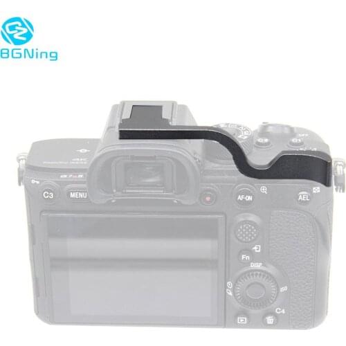 Aluminum Hot Shoe Cover Thumb Up Hotshoe Mount Handle Grip for Sony A7M4 A7R4 A9II A7R IV Camera Accessoires