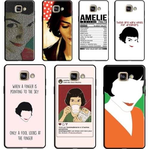 Amelie Movie Poster Case For Samsung A9 A8 A6 A7 J8 2018 A3 A5 J4 J6 Plus J1 J3 J5 J7 2017 2016 Phone Cover
